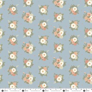 Andove Fabrics Backroad Blooms, A-10599-B, Cottage Blue,