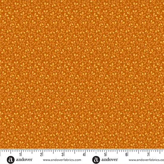 Andover Fabrics Indigo Cheddar 2, A-1147-O, Cheddar,