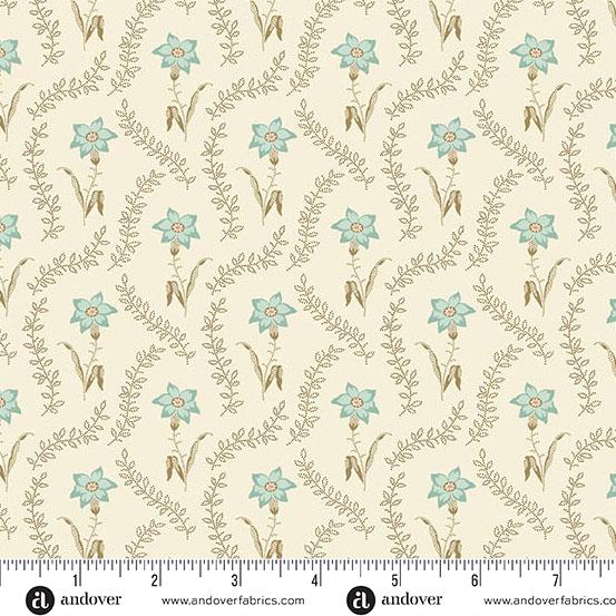 Andover Fabrics Pebbles, A-1291-LT, Frost, Lqb