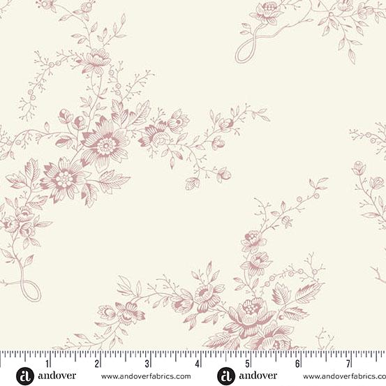 Andover Fabrics Pebbles, A-1292-LP, English Rose, Lqb