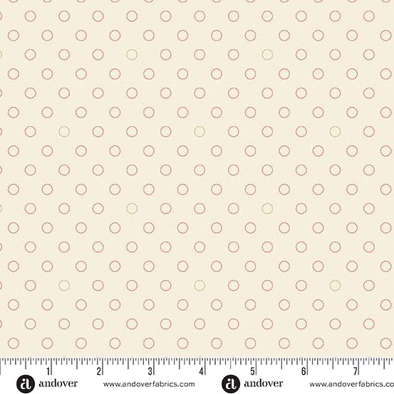 Andover Fabrics Pebbles, A-1306-LE, Stargazer Lily, Lqb