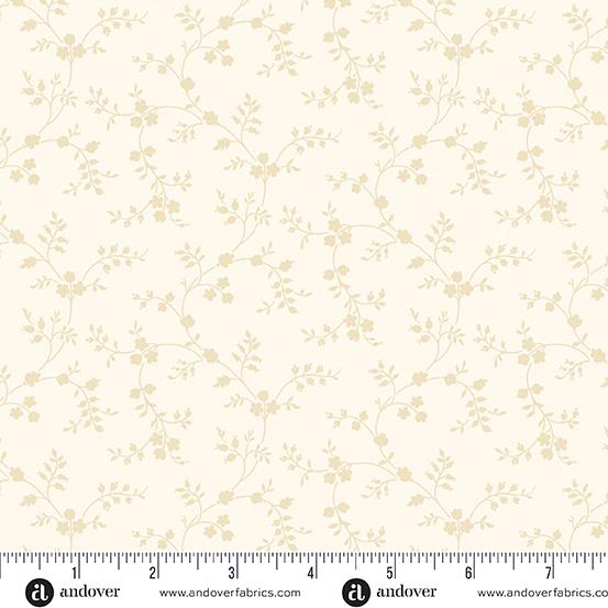 Andover Fabrics Pumpkin Licorice, A-1100-L, Whipped Cream,