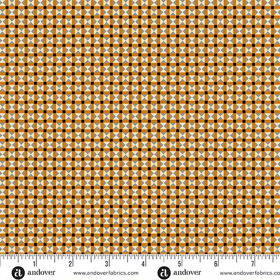 Andover Fabrics Pumpkin Licorice, A-11007-O, Pumpkin,