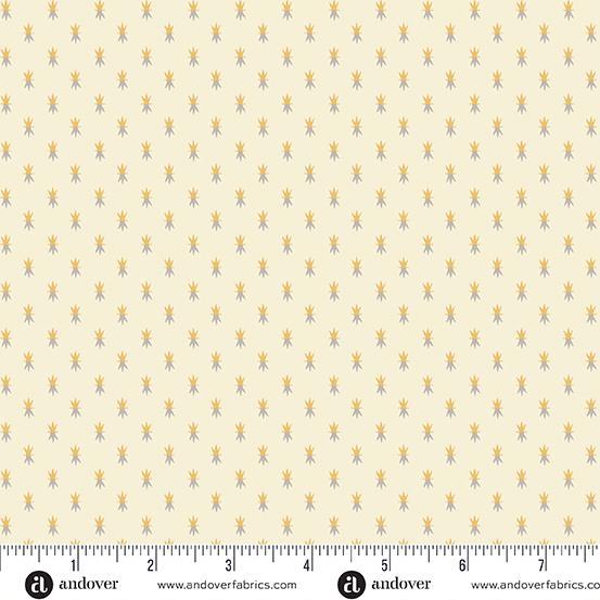 Andover Fabrics Pumpkin Licorice, A-1106-L, Whipped Cream,