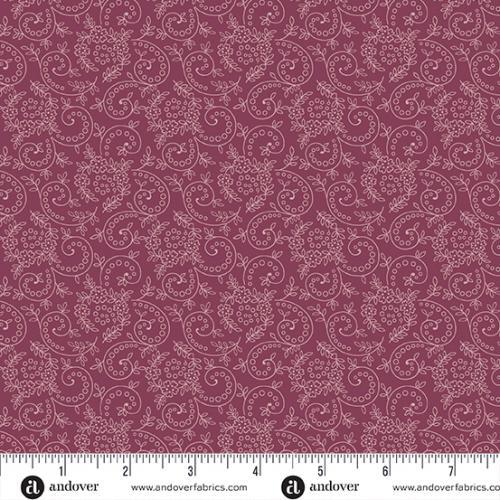 Andover Fabrics Sewing Basket, A-953-E, Ruby, Laundry Basket Quilts