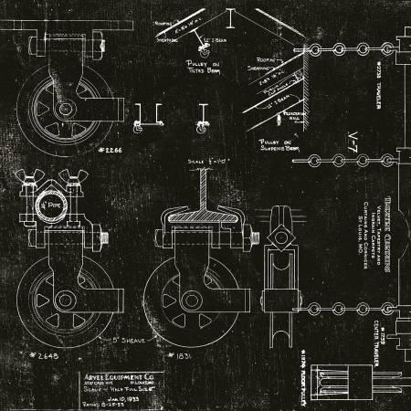 Art Journal, C13044-BLACK, Black, Riley Blake