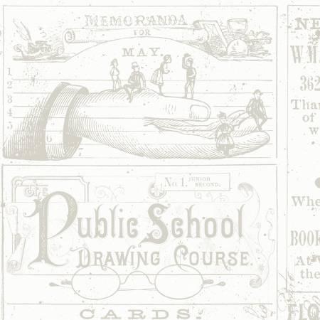 Art Journal, C13046-LTGRAY, Lt Gray, Riley Blake