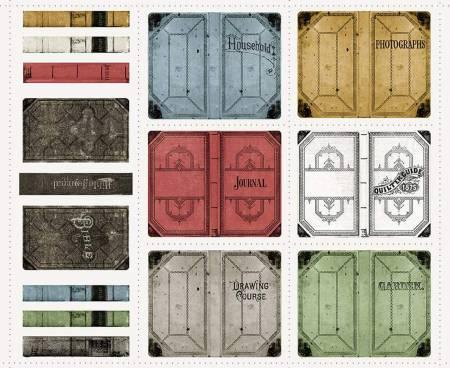 Art Journal, CV13047R-PANEL, Multi, Riley Blake