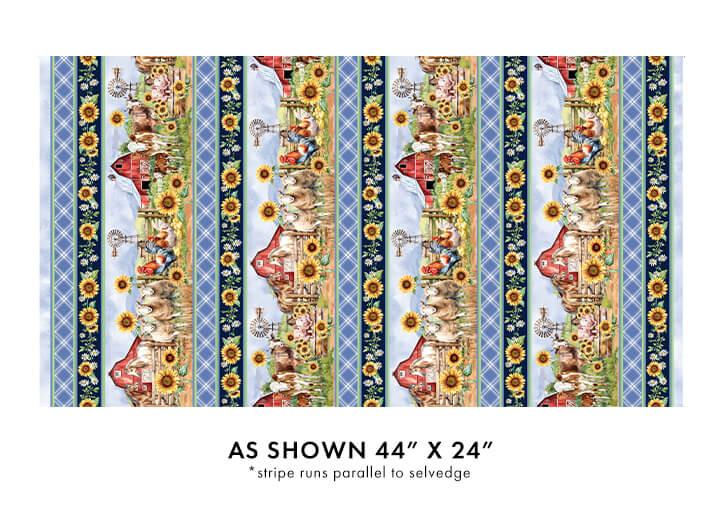 Benartex Green Acres, 15337-99, Multi,