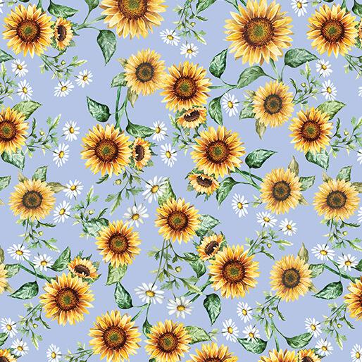 Benartex Green Acres, 15342-05, Light Blue,