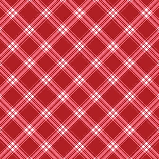 Benartex Green Acres, 15344-10, Red,