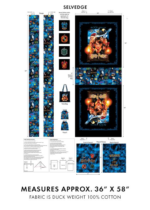 Benartex, Harry Potter 2Nd E, 15292D-99, Multi,