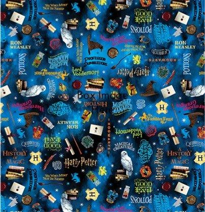 Benartex, Harry Potter Words 108", 15227W-55, Blue