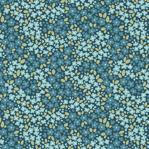 Benartex Holly & Hearth, 17263-84, Teal,