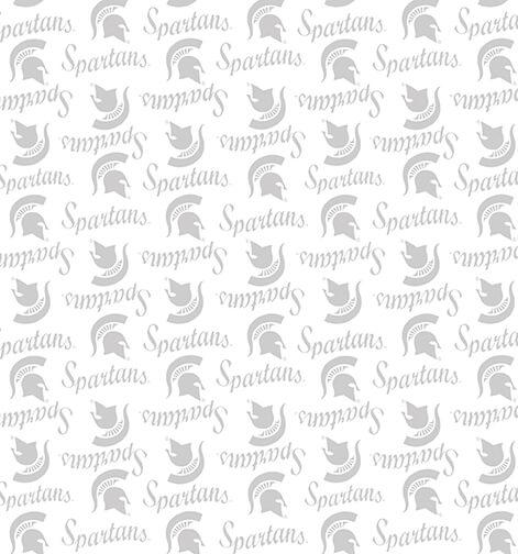Benartex Michigan State, MIST1393-W, White,