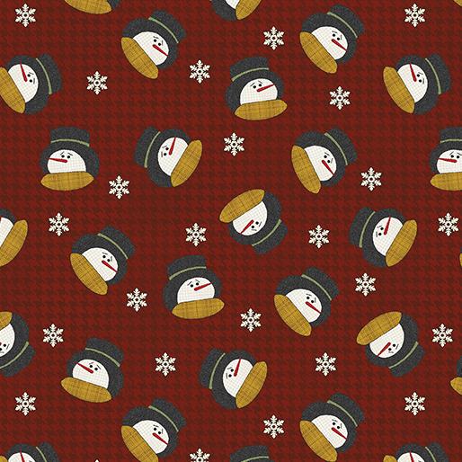 Benartex Snowballs, 16243-87, Sangria, Cheryl Haynes