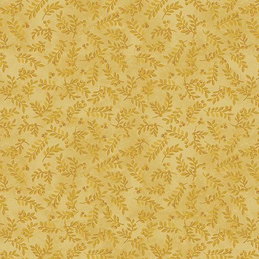 Benartex Snowballs, 7563-33, Gold, Cheryl Haynes