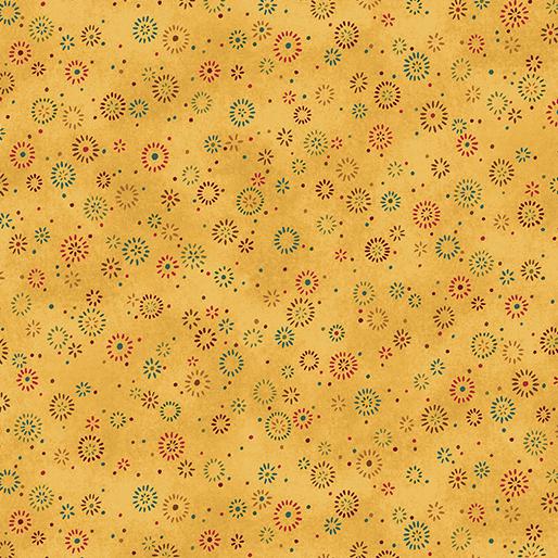 Benartex Star Of Wonder, 17063-30, Gold, Nancy Halvorsen