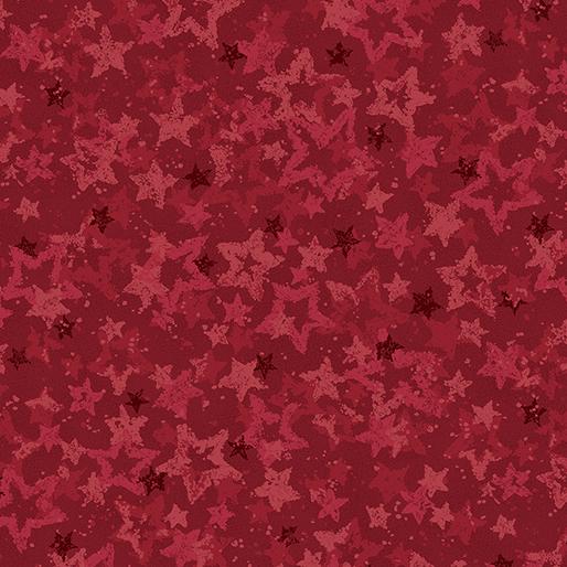 Benartex Star Of Wonder, 17064-10, Red, Nancy Halvorsen
