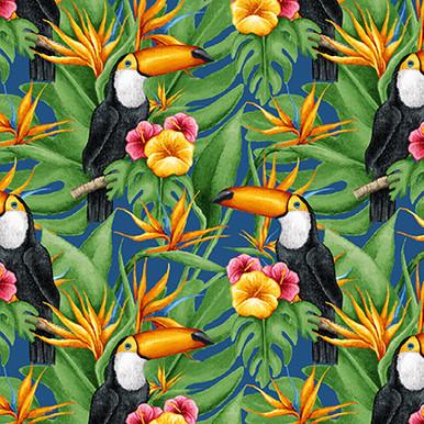 Blank Quilting Corp, Emma Leach, Tropical Vibes, B-2370-66, Green