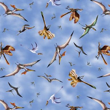 Blank Quilting Corp Land Of Giants, 3380-11, Sky Blue, Franco Tempesta