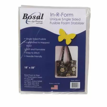 Bosal, In-R-Form Single Sided Fusible Foam Stabilizer, Off White, 495BS-18