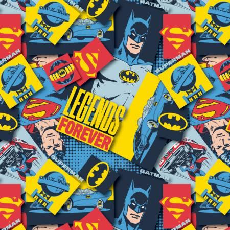 Camelot Fabrics, Justice League, 23421515-01, Multi,
