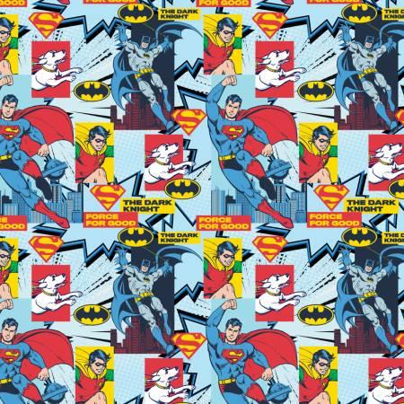 Camelot Fabrics, Justice League, 23421516-01, Multi,