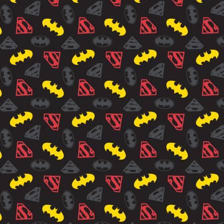 Camelot Fabrics, Justice League, 23421518-01, Black,
