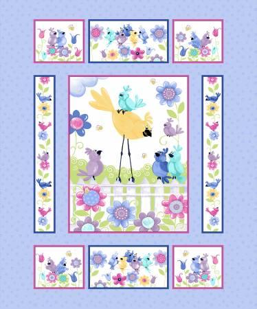 Clothwork, Birds & Buddies, SB20380-620, Lilac