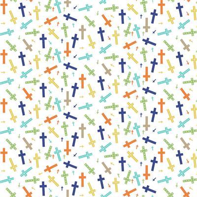 Clothworks Faith, Y3731-1, White