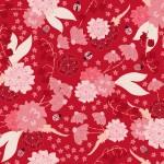 Clothworks, Meggs & Me, Ladybug Mania, Y3175-81, Dark Tomato