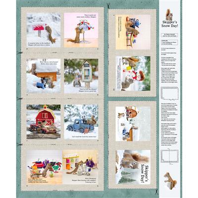 Clothworks Textiles Secret Life Of Squi, 4219-61, Lt. Taupe, Nancy Rose