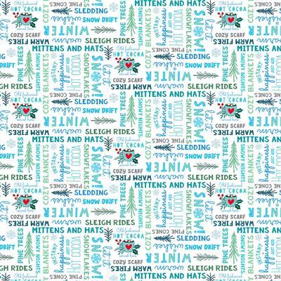 Clothworks Textiles Snow Drift, Y4201-1, White,