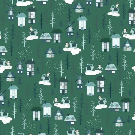 Clothworks, Yuletide, Y3282-113, Forest