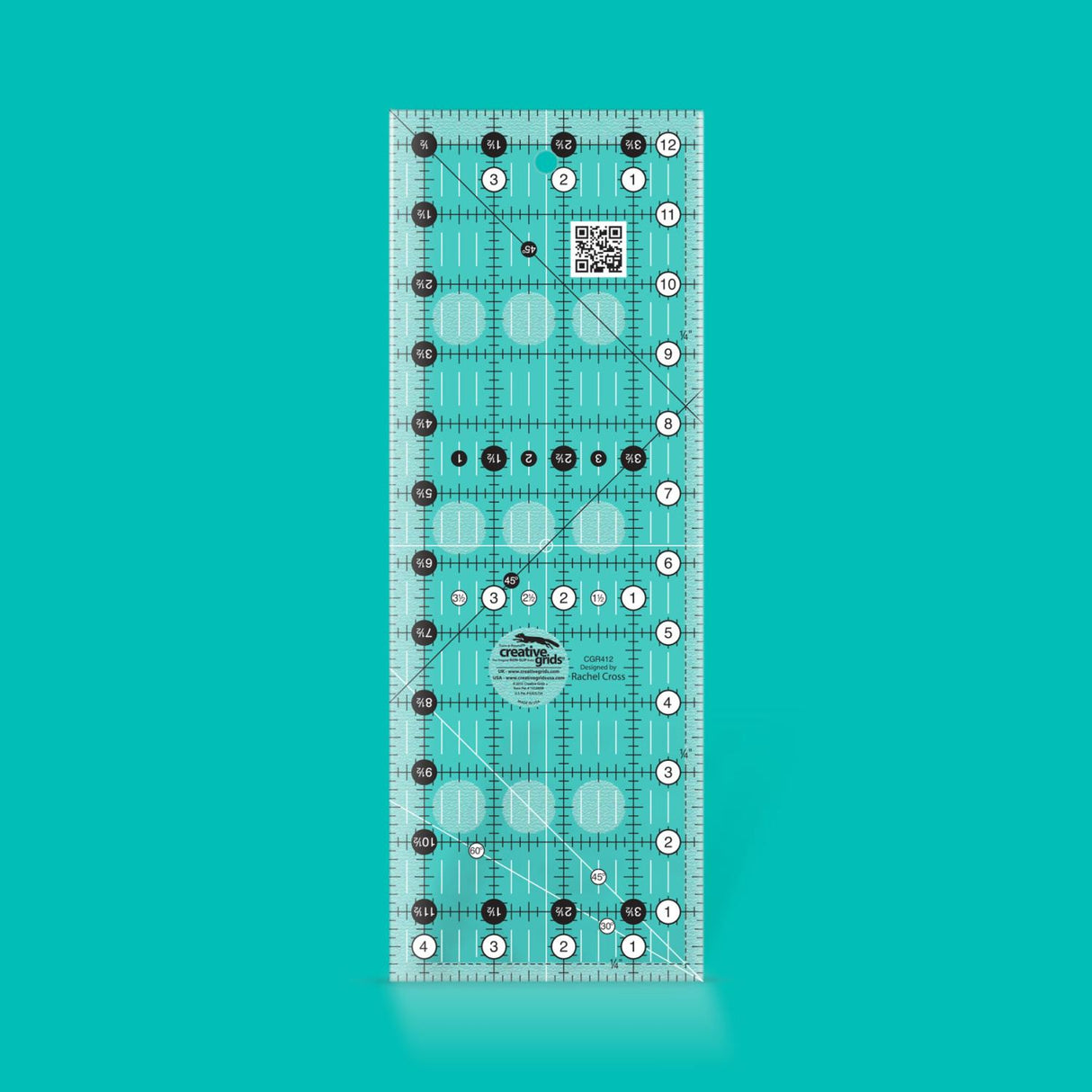 Creative Grids® 4.5" x 12.5" Rectangle Ruler, CGR412