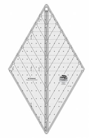 Creative Grids® 60 Degree Diamond Ruler, CGR60DIA