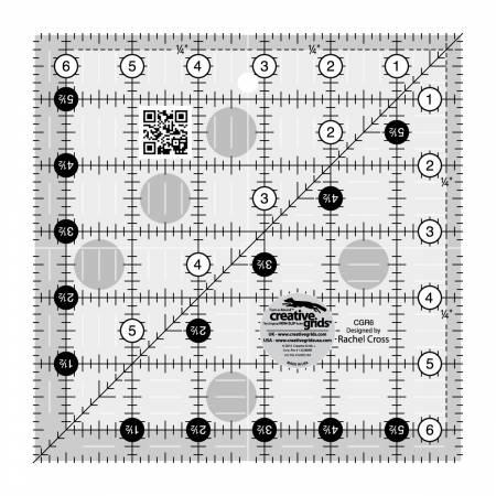 Creative Grids®, 6 ½" Square Ruler, CGR6