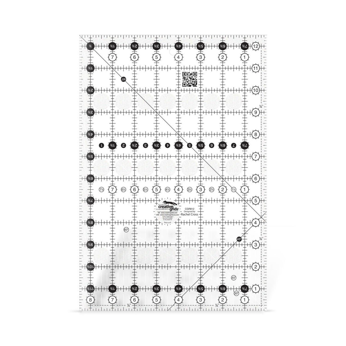 Creative Grids®, 8 ½" x 12 ½" Rectangle Ruler, CGR812