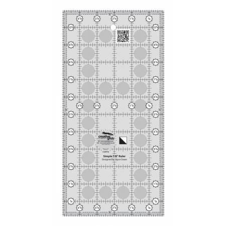 Creative Grids® Simple 7/8 Triangle Maker Quilt Ruler, CGR78