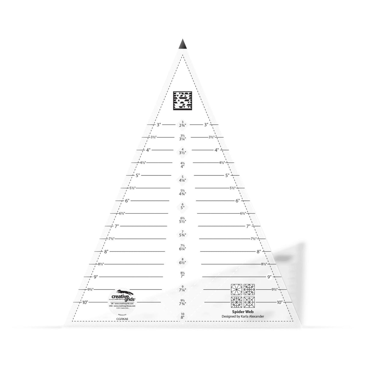 Creative Grids®, Spider Web Ruler, CGRKA6