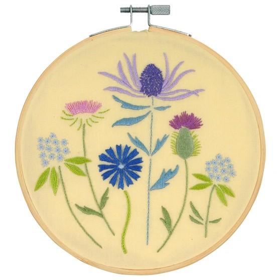 DMC, Sea Holly Flowers, Cross-Stitch Kit, TB172L