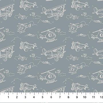 Figo Fabrics Soaring Dreams, 91241-62, Teal,