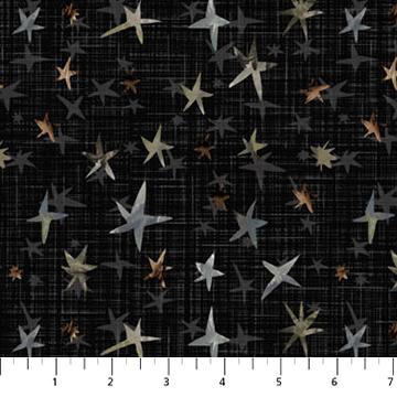 Figo Fabrics Winter Dreams, 90845-99, Black,