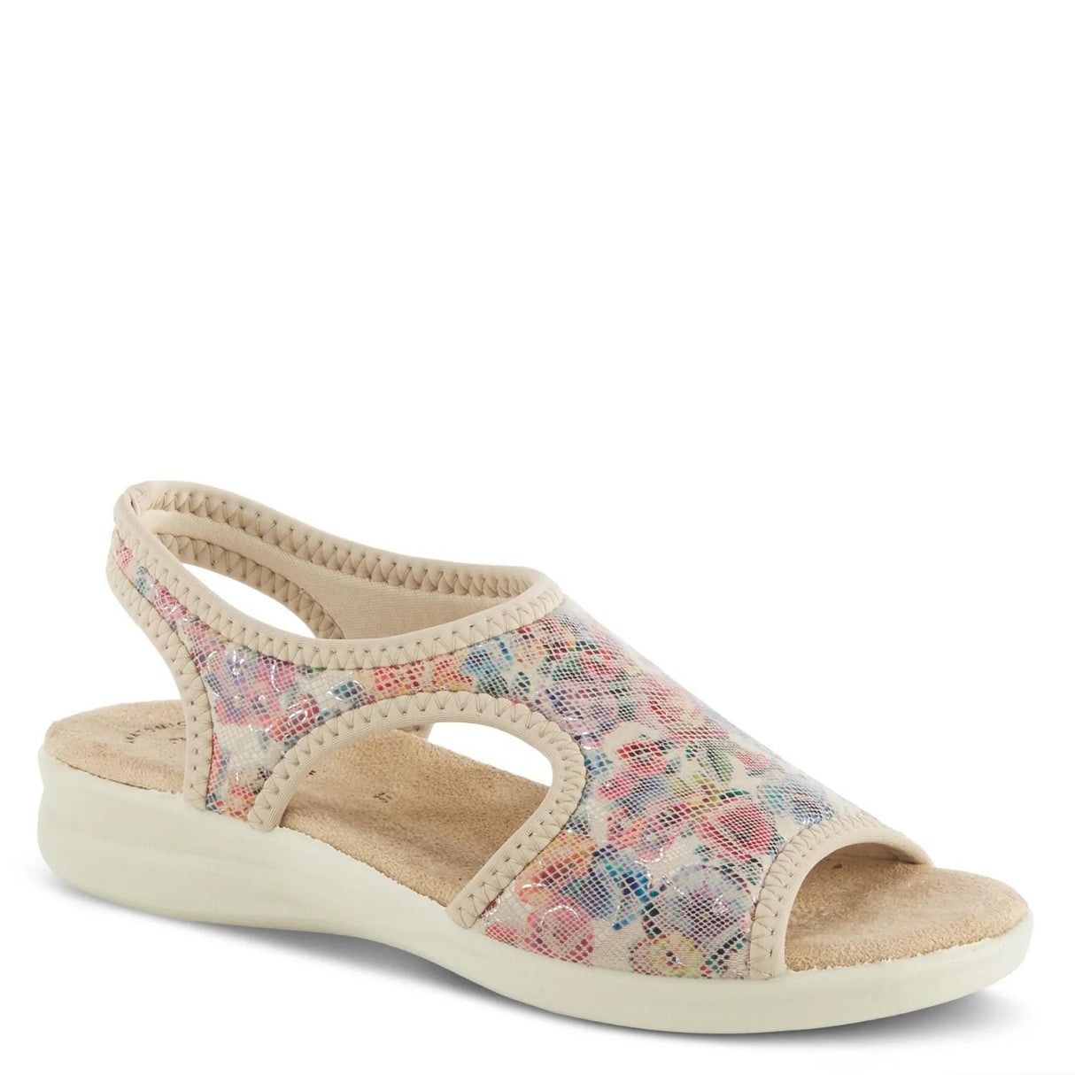 Flexus, Nyaman-Floral, Beige Multi