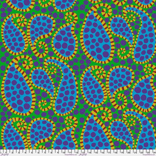 Free Spirit August 2023, PMBM090.GREEN, Green, Kaffe Fassett Collective