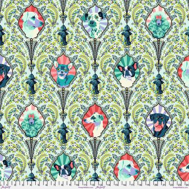 Free Spirit Bestiesmetal, PWTP213.BLUEBELL, Bluebell, Tula Pink