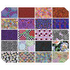 Free Spirit Feb2024 Collection, FB4DRGP.FEB24DARK, Dark, Kaffe Fassett