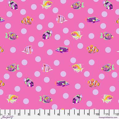 Free Spirit, Tula Pink, Floral Reef, School Crossing, PWTP268.DELPHINE, Delphine