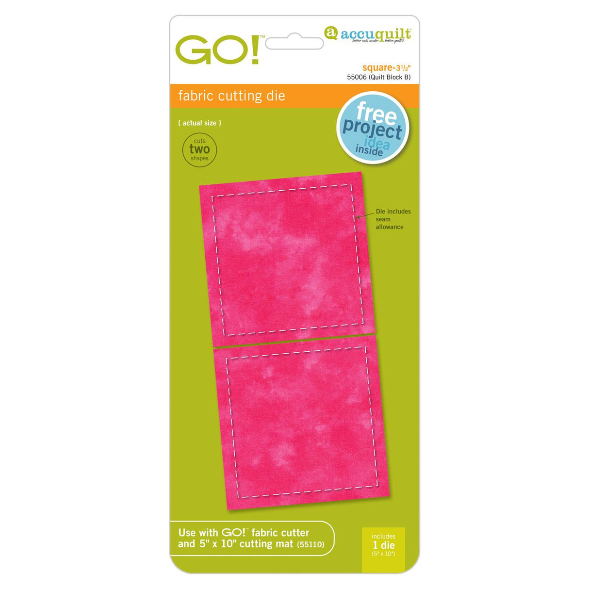 GO! SQUARE - 3 1/2" DIE